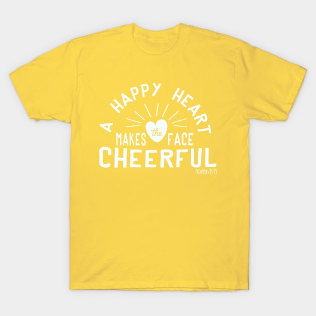 A Happy Heart T-Shirt by Moxie and Wit